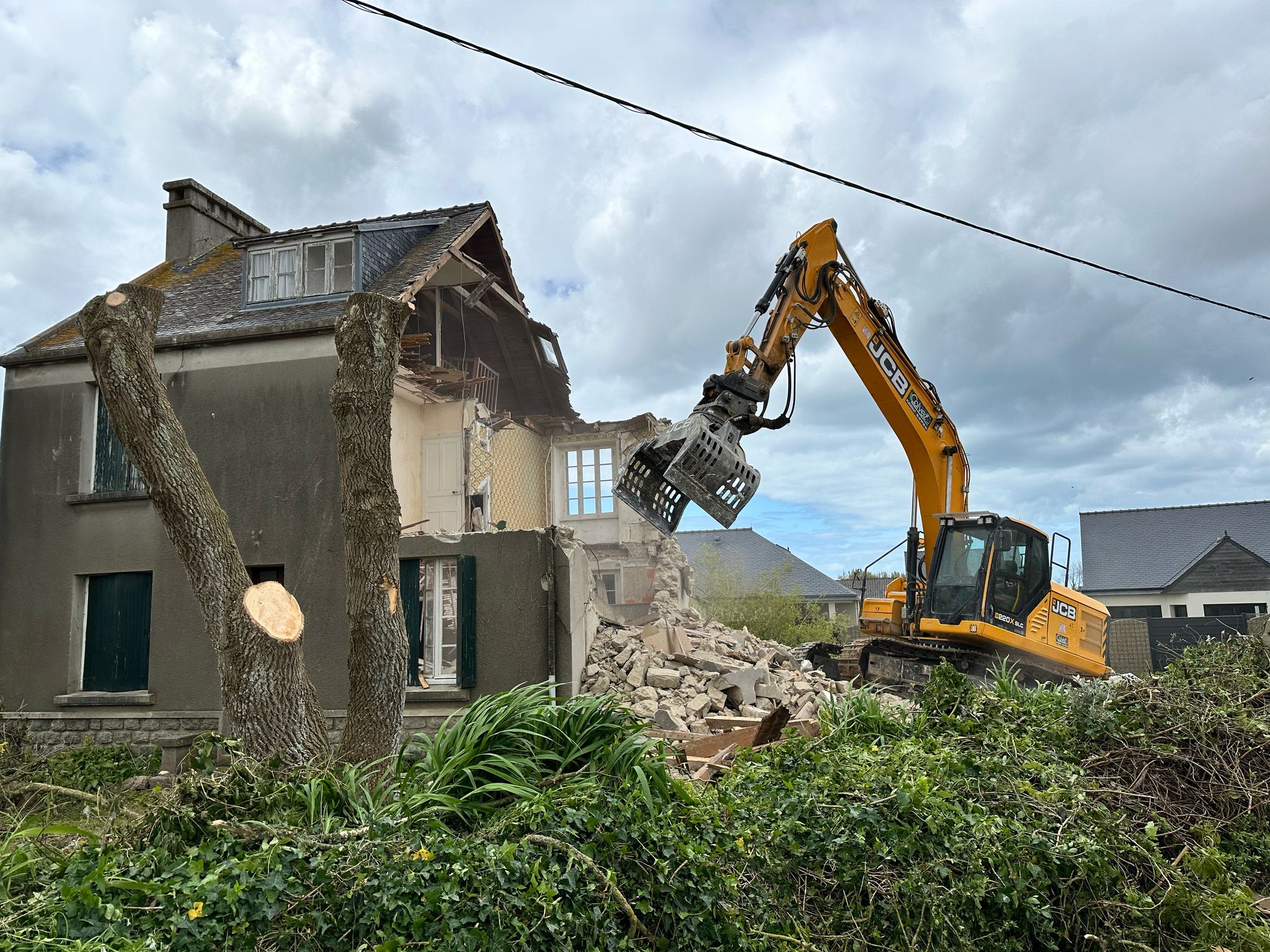 Démolition de maison Calvez TP Démolition de maison Calvez TP