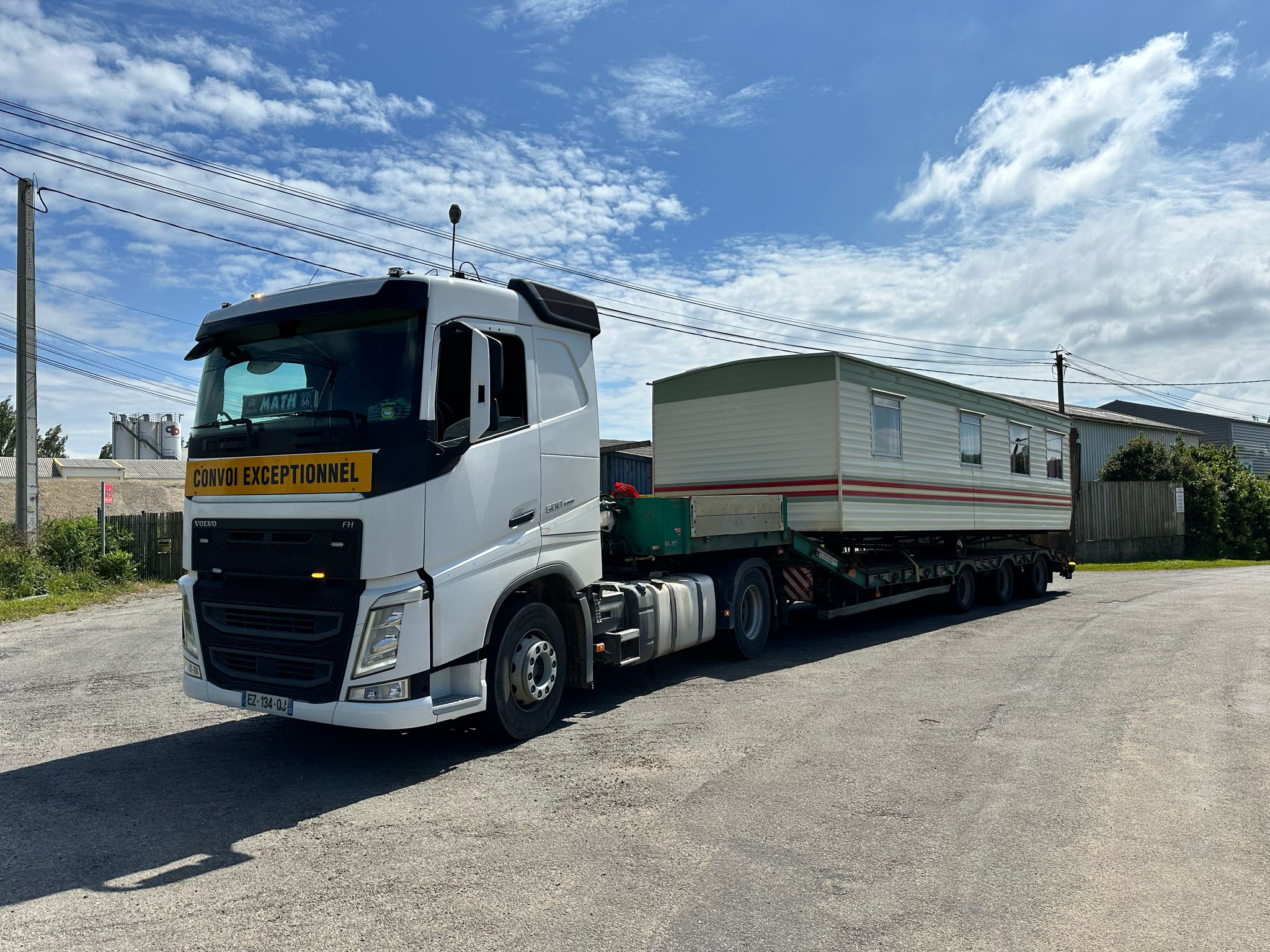Transport de mobile-home Calvez TP