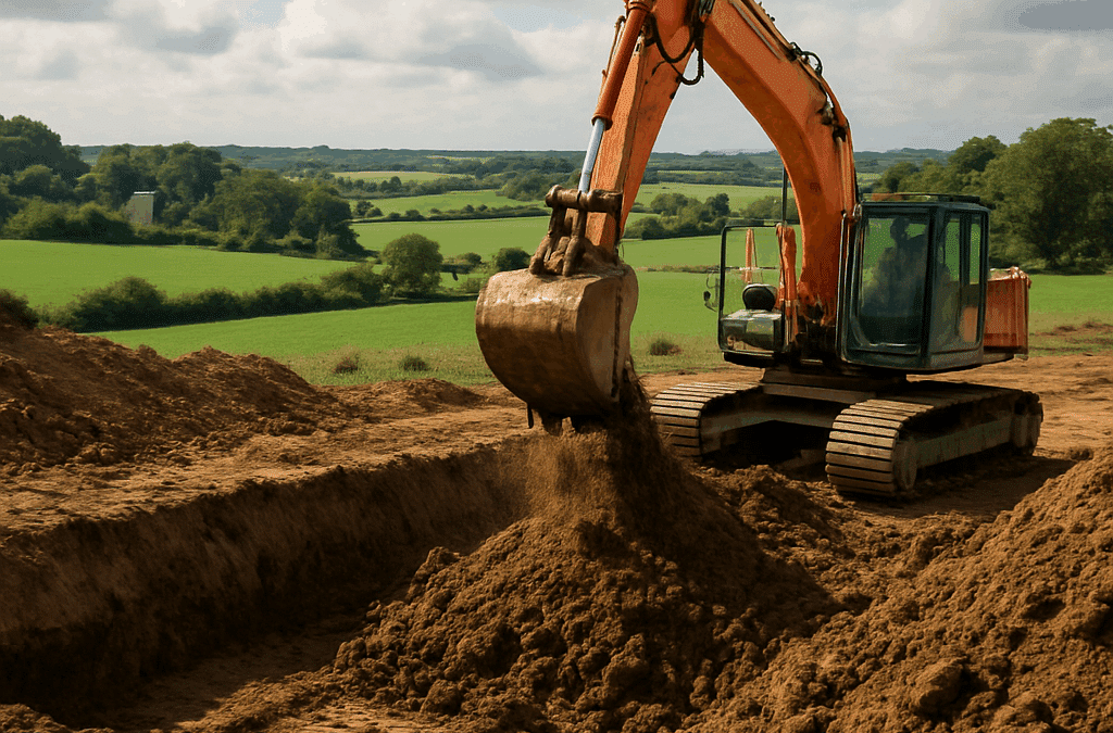 Travaux de terrassement à Plouescat, Saint-Pol-de-Léon et Finistère Nord