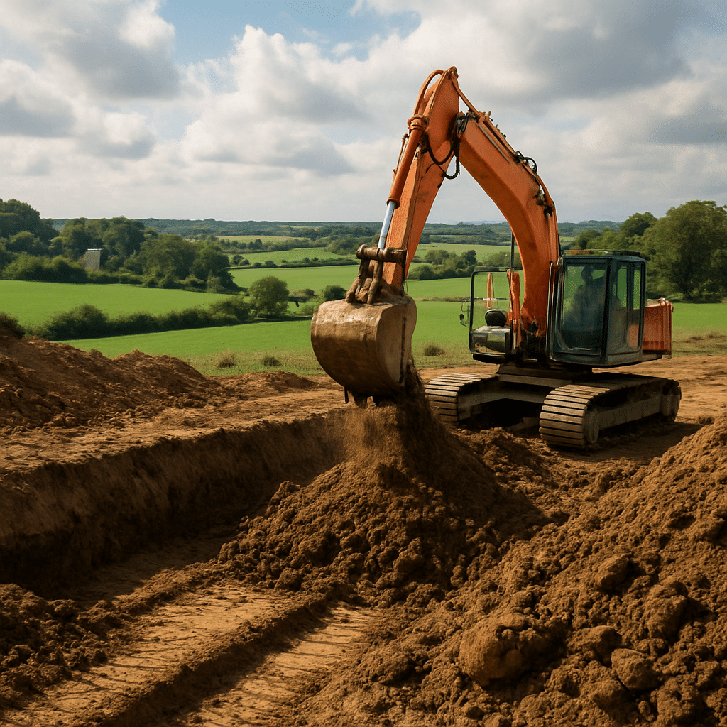 Travaux de terrassement Plouescat - Calvez TP