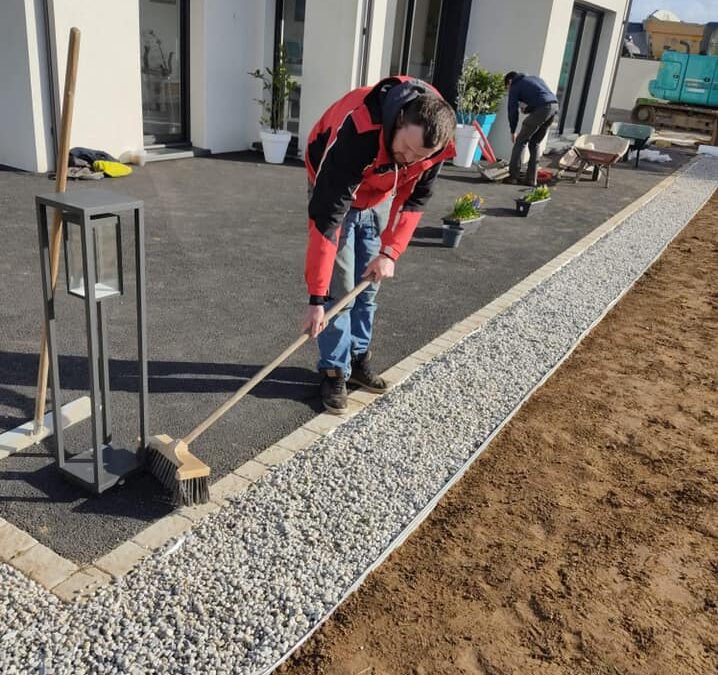 Aménagement extérieur de jardins pour particuliers à Plouescat (Finistère Nord)