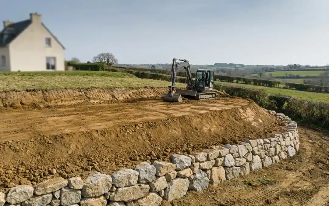 Aménager un terrain en pente dans le Finistère : solutions, étapes et prix