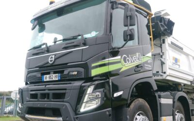 Volvo 8×4 bi benne de 460ch – Polyvalence et puissance chez Calvez TP