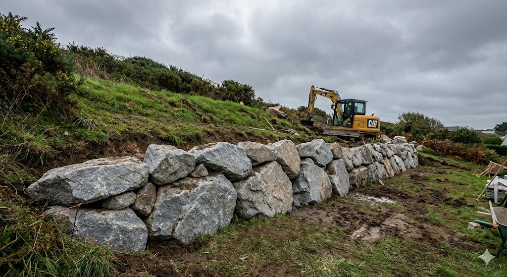 enrochement paysager - calvez tp