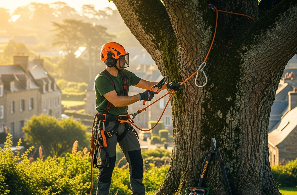 Élagage arbre Plouescat : 5 erreurs à éviter avant de vous lancer