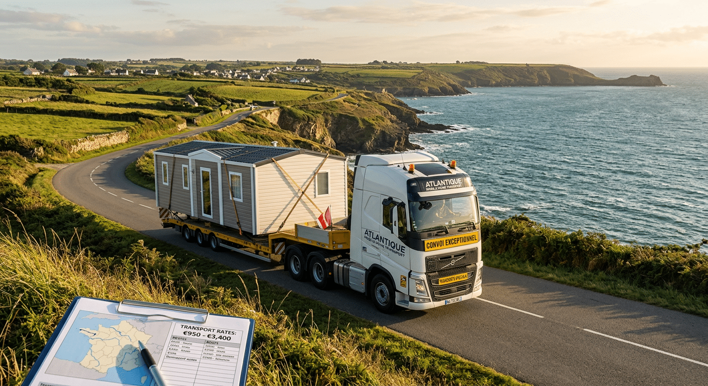 Prix transport mobil-home en Bretagne : tout ce que vous devez savoir
