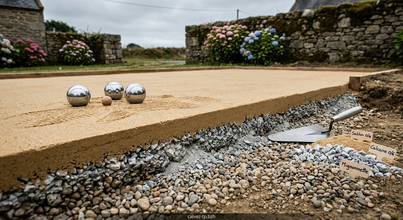 Quelle granulométrie et quel sable pour un terrain de pétanque réussi en Bretagne ?