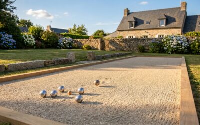Terrain de pétanque dans le jardin : guide de création, dimensions et coût en Finistère Nord