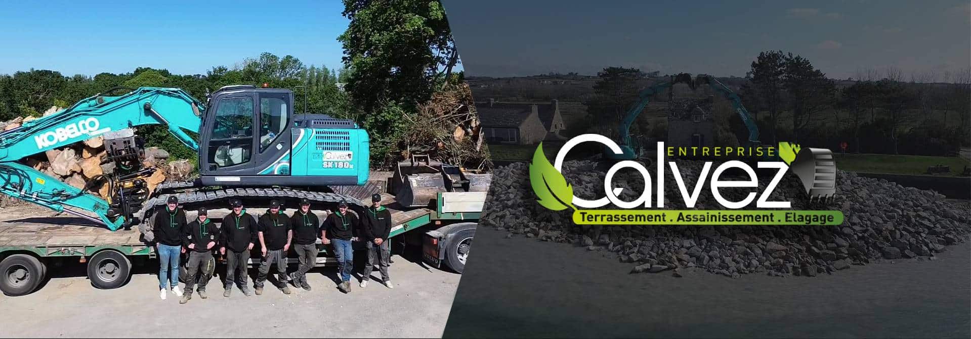Chantier Calvez TP - terrassement et transport