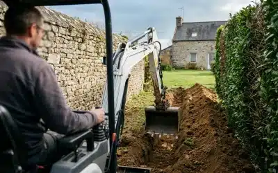 Location de mini-pelle avec chauffeur dans le Finistère : tarifs 2026
