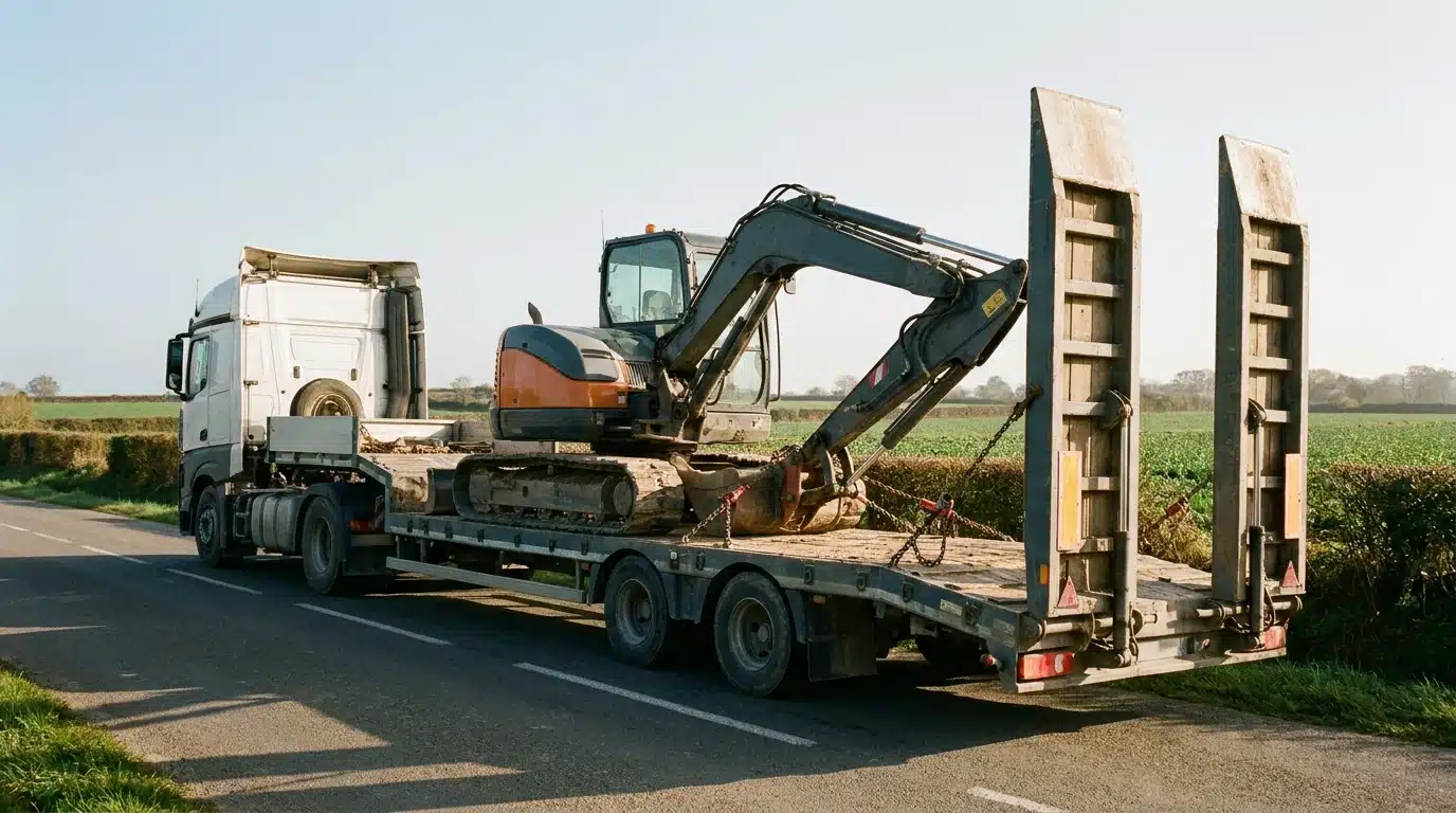 Transport d’engins de chantier et de matériel agricole dans le Finistère : prix et règles Transport d'engins de chantier et de matériel agricole dans le Finistère : prix et règles